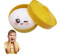Dumpling Squishy,Dumpling Squishy Mystery,4 Inch Jumbo Dumpling Stress Ball,FüHlt Sich Weich An Und Hat Eine Schnelle Wirkungserholung,Soft Squeeze Decompression Dough For Adults (Weiß-B)