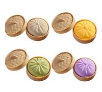 Dumpling Squishy,Dumpling Squishy Mystery,4 Inch Jumbo Dumpling Stress Ball,FüHlt Sich Weich An Und Hat Eine Schnelle Wirkungserholung,Soft Squeeze Decompression Dough For Adults (Mix-A)