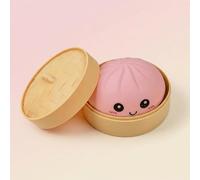 Dumpling Squishy Giant Squishy Dumpling Toy Colorful Dumplings Stress Balls Fidget Sensory Toy Glitter DumplingSquishy Squeeze Dough Ball Stress Relief Toys with Food Steamer Stretchy Desk Toys