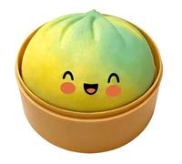 Dumpling Squishy, Glitter Dumpling Squishies Toy, Stress Relief Squishy Toys, Portable Decompression Squeeze Toy, Soft Squeeze Decompression Dough, Cute Steamed Bun Fidget Toys Anxiety Relief (F)