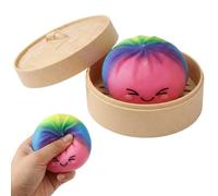 Dumpling Squishy, Squishy Dumpling, Mystery Dumplings Squishies for Emotion Relief, Relaxation and Focus, Soft Textured Collectible for Desk and Home Decor
