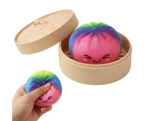 Dumpling Squishy, Squishy Dumpling, Mystery Dumplings Squishies for Emotion Relief, Relaxation and Focus, Soft Textured Collectible for Desk and Home Decor