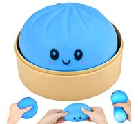 Dumpling Squishy, Squishy Dumpling Toy, Mystery Dumplings Squishy Fidget Toys Stress Relief, Cute Squishies Dumplings Stress Balls for Adults Kids Autism