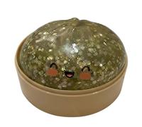 Dumpling Squishys - Colorful Squishy Dumpling Stress Balls, Dumpling Squishy Toy With Steamer Box - Cute Steamed Bun Fidget Toys for Anxiety Relief Squishys
