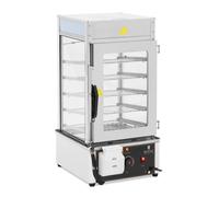 Dumpling Steamer - 5 racks at 30 x 29.5 cm - 30 - 110 °C - Royal Catering RCDS-38/5