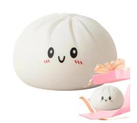 Dumpling Stress Ball - Giant Soft Cute Toy, XL Rainbow Dough, Realistic Fingertip Sensor Game, Soft Plush Fidget Ball, Relaxation Aid for Adults, Kids, Office