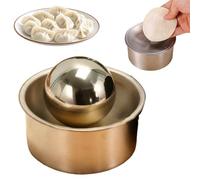 Dumpling Wrapper Maker Dash Kit,2026 New Dumpling Skin Maker, Ball Rolling Manual Dough Ravioli Makers Tool,for Kitchen Restaurant Convenient Homemade DIY Bao Bun Dumplings Empanadas Ravioli Bakeware