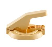 ＡＷＨＡＯ Dumpling Wrapper Maker Manual Press Dumpling Pastry Presser Empanada Maker with Food Grade PP Suitable for Home Weekend Cooking Cultural Dishes, Yellow