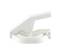 ＡＷＨＡＯ Dumpling Wrapper Maker Manual Press Dumpling Pastry Presser Empanada Maker with Food Grade PP Suitable for Home Weekend Cooking Cultural Dishes, White