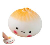 Dumplings Squeeze Ball | 7*6 Cm Dumpling Squishy | Dumplings Stress Toy | Fidget Sensory Toy | for Boys Girls Children Adults Students Home Office School Classroom