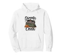 Dumpster Coven Raccoon Witch Funny Halloween Pullover Hoodie
