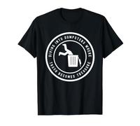 Dumpster Dive, Funny Dumpster Diving Garbage Trash Humor Value Graphic T-Shirt, Men, Black, L