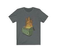 Dumpster Fire 2020 Vintage Men's T-Shirt(XX-Large)