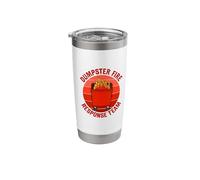 Dumpster Fire Response Team, Coworker Sarcasm Funny (Red) Stainless Steel Insulated Tumbler