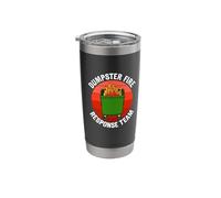 Dumpster Fire Response Team, Coworker Sarcasm Funny Stainless Steel Insulated Tumbler
