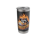 Dumpster Fire Response Team Funny Chaos Meme Stainless Steel Insulated Tumbler