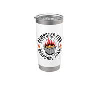Dumpster Fire Response Team Funny Work Humor Stainless Steel Insulated Tumbler