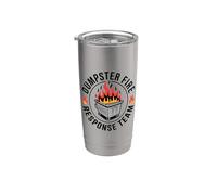 Dumpster Fire Response Team Funny Work Humor Stainless Steel Insulated Tumbler
