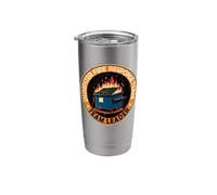 Dumpster Fire Response Team Leader Office Work Humor HR Meme Stainless Steel Insulated Tumbler