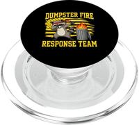 Dumpster Fire Response Team Vintage American Flag Raccoon PopSockets PopGrip for MagSafe