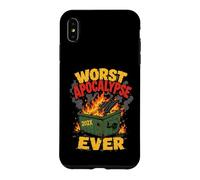 Dumpster Fire Worst Apocalypse Ever Funny 202X Humor Case for iPhone XS Max