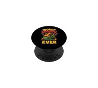 Dumpster Fire Worst Apocalypse Ever Funny 202X Humor PopSockets Adhesive PopGrip
