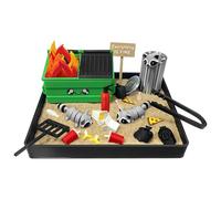 Dumpster Fire Zen Garden for Desk Decor, Funny Desk Accessories Zen Garden Kit