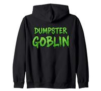 Dumpster Goblin Funny Garbage Truck Man Waste Disposal Toy Zip Hoodie