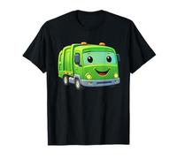 Dumpy The Garbage Truck Smiling Character Design for Kids T-Shirt