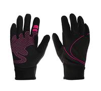 DUMRALBQE Full Finger Gloves Unisex Winter Outdoor Bicycle Gloves Non-slip Waterproof Touch Screen for Outdoor Activities(Rose red,M)