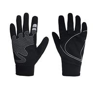 DUMRALBQE Full Finger Gloves Unisex Winter Outdoor Bicycle Gloves Non-slip Waterproof Touch Screen for Outdoor Activities(Noir,M)