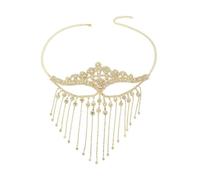 DUMRALBQE Masquerade Mask Tassel Mask Party Ball Creative Face Covering Accessories for Ball Mardi Gras