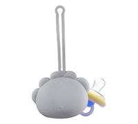 Duмmy Case - Silicone Pacifier Holder | Portable Nipple Storage Case, Animal Shape Dummŷ Holder with Lanyard for Daily Outings, Long Trips, Walks, Camping | Pacifier Organizer Box | Nipple Pouch