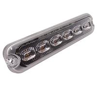 Dun-Bri DBG M38 Series Amber 3/6/12 LED Directional Warning Module for Recovery/Emergency Vehicles Hazard Warning Strobe ECE R65 & EMC R10 approved 12V/24V Car Van Truck Tractor (6 LED)