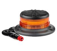 Dun-Bri DBG SLIMLINE Series Amber LED Beacon for Recovery/Emergency Vehicles Hazard Warning Strobe ECE R65 & EMC R10 approved 12V/24V Car Van Truck Tractor (Magnetic Mount)