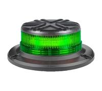 Dun-Bri DBG SLIMLINE Series Green LED Beacon for Plant Machinery Seatbelt Warning Strobe EMC R10 Approved 12V/24V Car Van Truck Digger Construction Three Bolt