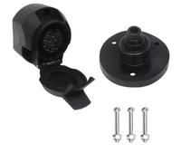 Dun-Bri DBG Trailer Plug & Socket Range - 7 Pin N Type and 13 Pin Connectors - Plastic or Alloy - Single, Twin Pack and Set Options (DBG 13 Pin Socket Set)