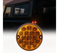Dun-Bri DBG Valueline 95 95mm Round LED Signal Lights 12V/24V Stop/Tail Indicator Reverse Rear Fog Amber suitable for Trailers, Truck, Lorry, Caravan, Van or Horsebox