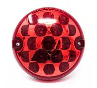 Dun-Bri DBG Valueline 95mm LED Signal Light 12V/24V - Stop/Tail/Indicator/Reverse/Fog -Econoseal Connector-Trailer/Lorry/Horsebox & More (Stop/Tail (Red Lens))