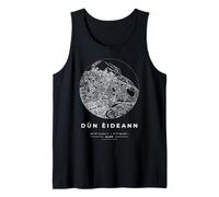 Dùn Èideann (Edinburgh) Map Art in Scottish Gaelic Gàidhlig Tank Top