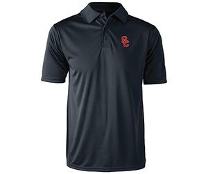 dunbrooke USC Trojans Edge Anti-Snag Polo, Black, Medium