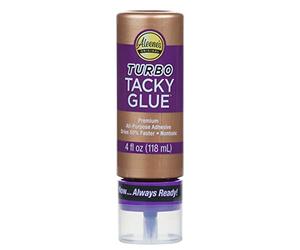 Duncan Aleene's Always Ready Turbo Tacky Glue - 4oz, Clear, Medium to High Viscosity, Water Resistant, Multi Surface, Craft, General Household, 1 Count, 3 Pack, Bottle, Liquid, Glue