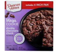 Duncan Hines Mega Cookie Double Chocolate Chunk Pan Cookie Mix, 8.4 OZ