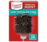 Duncan Hines Perfectly Moist Dark Chocolate Fudge Cake Mix 432g (Pack of 3