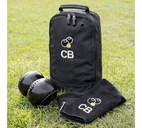 Duncan Stewart Personalised Bowls Shoe Bag & Towel Set in Black Duncan Stewart Black