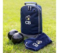 Duncan Stewart Personalised Bowls Shoe Bag & Towel Set in Navy Duncan Stewart Navy