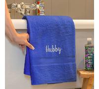 Duncan Stewart Personalised Luxury Cotton Bath Towel in Royal Duncan Stewart Royal