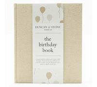 Duncan & Stone Hardcover Birthday Book & Baby Memory Album, 72 Pages