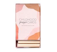 DUNCAN & STONE PAPER CO. Childhood Christian Prayer Cards - 40 Bible Verse Cards w/Stand for Display - Bible Scripture Cards - Memory Bible Flash Cards for Kids & Family