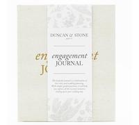 DUNCAN & STONE PAPER CO. Engagement Journal for Couples (Ivory) - Wedding Planner & Engagement Memory Book, Engagement Gifts for Couples. Personalised Engagement Gift for Brides